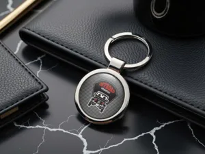 Personalised Keychain Racing Style Alloy